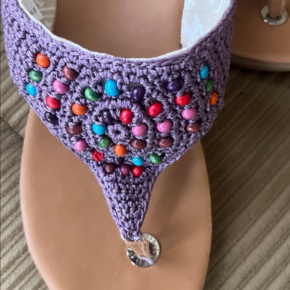 The Sak Women's Multicolor Beaded Sandals - Picture 3 of 5